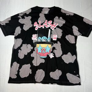 Ron English Mens Graphic Short Sleeve TShirt RN FNR SLASH Snakepit Collar 2XL